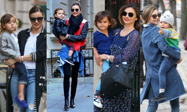 Miranda Kerr, una mamá con mucho estilo