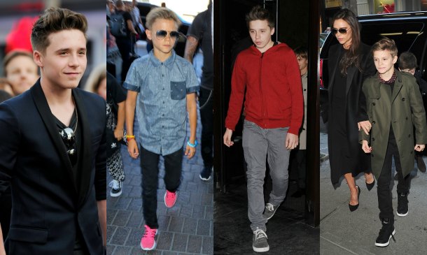 El duelo 'fashion' de Brooklyn y Romeo Beckham