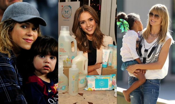 Shakira, Jessica Alba y otras mamás emprendedoras en el universo infantil