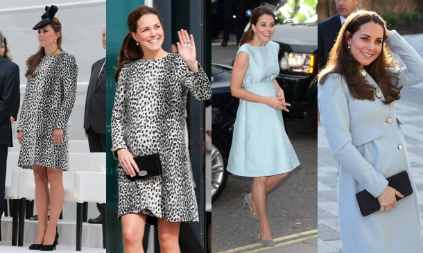 Todos los 'looks' premamá de la Duquesa de Cambridge, mes a mes