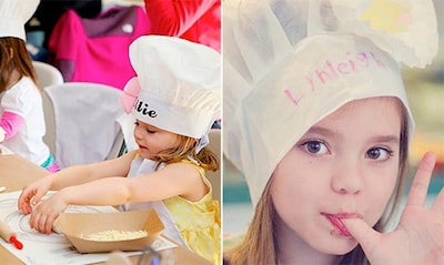 Planes divertidos para pequeños 'chefs'