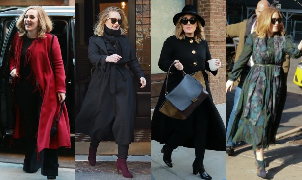 Adele es una mamá con estilo