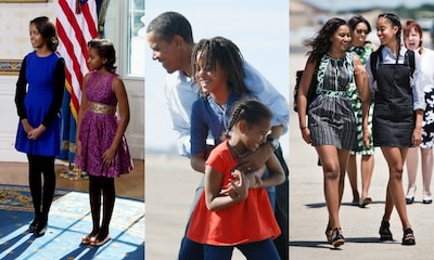 Así han cambiado Malia y Sasha Obama a su paso por la Casa Blanca