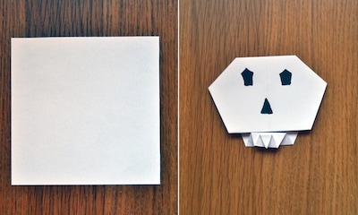 Manualidades para Halloween: cómo hacer una terrorífica calavera de papel