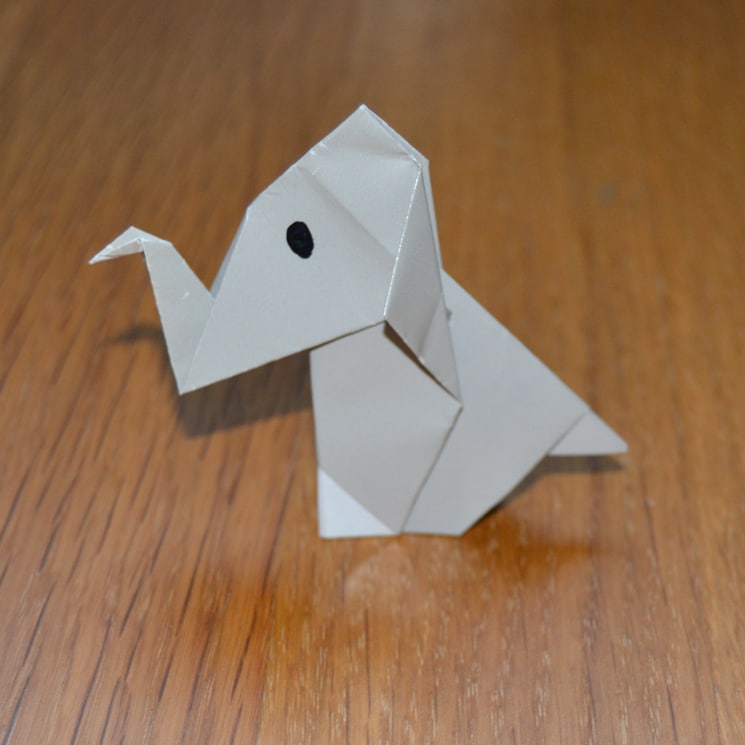 Cómo hacer un elefante de papel paso a paso - Foto 1