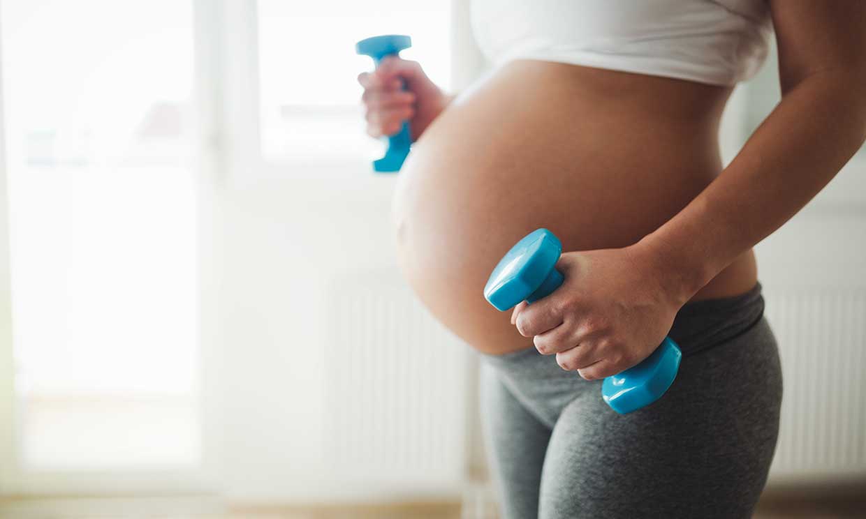 ¿Puedes seguir entrenando si estás embarazada?