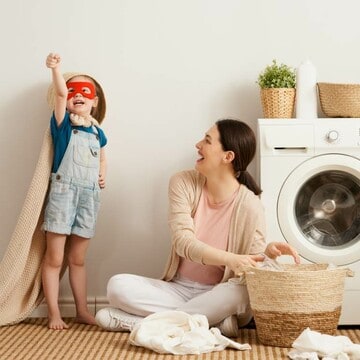 Rutina de limpieza para desinfectar la ropa y los juguetes de los más pequeños