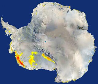 La Nasa investiga el calentamiento de la Antártica