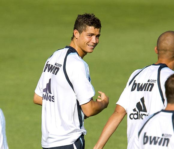 Cristiano Ronaldo entrena ya con el Real Madrid