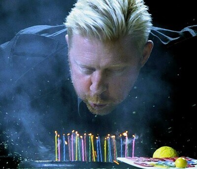 Boris Becker sopla las velas de su 42º cumpleaños