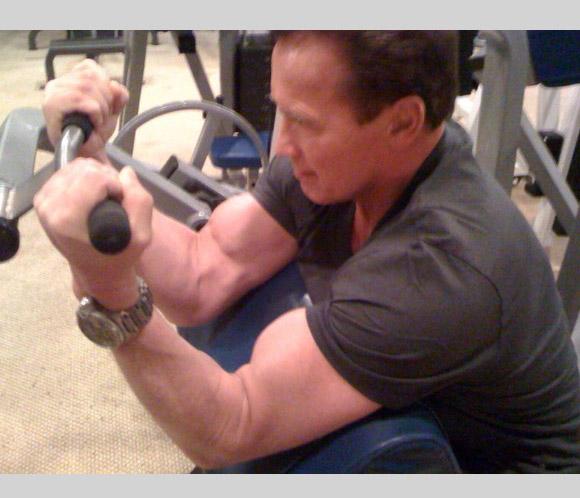 Arnold Schwarzenegger demuestra en la red que sigue estando en forma