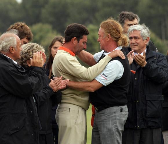 El golfista José María Olazábal, íntimo amigo de Severiano, afirma entre lágrimas: ‘Es muy difícil que vuelva a haber uno como él’