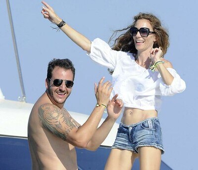 La baronesa Thyssen y su hijo Borja, vacaciones por separado en Ibiza