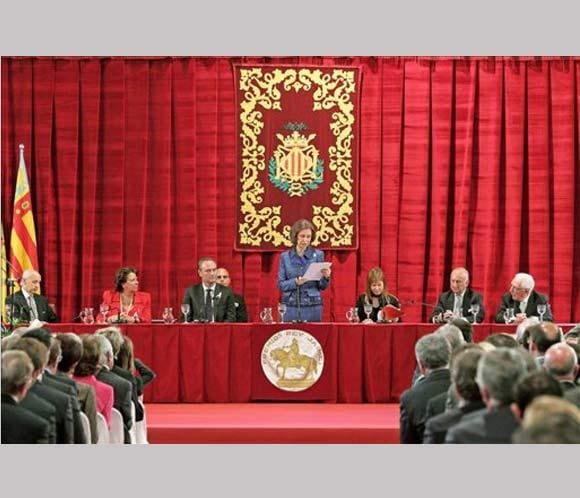 La reina entrega hoy los Premios Rey Jaime I en la Lonja de Valencia