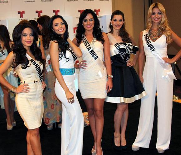 La unión hace la fuerza entre las aspirantes latinas a la corona de Miss Universo