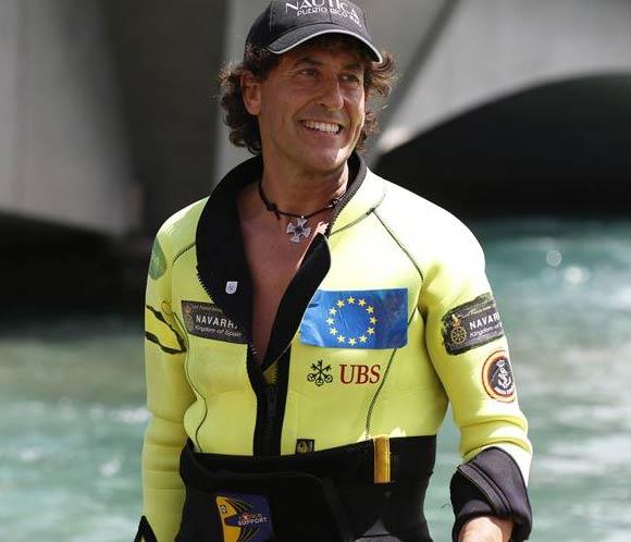 Álvaro de Marichalar, a punto de superar un nuevo reto en su moto de agua