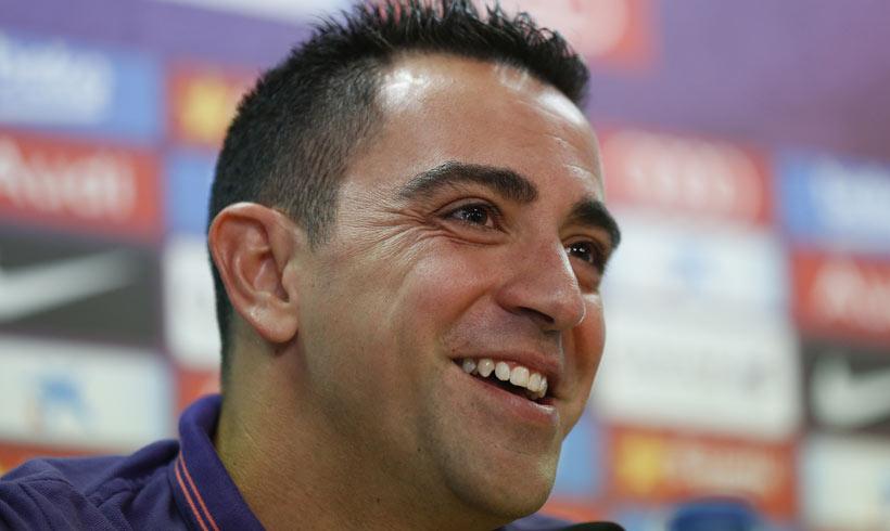 Un emocionado Xavi Hernández se despide entre lágrimas del Barça
