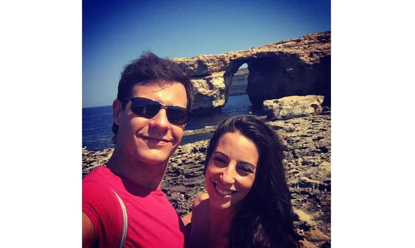 Christian Gálvez y Almudena Cid celebran su quinto aniversario de boda en Malta