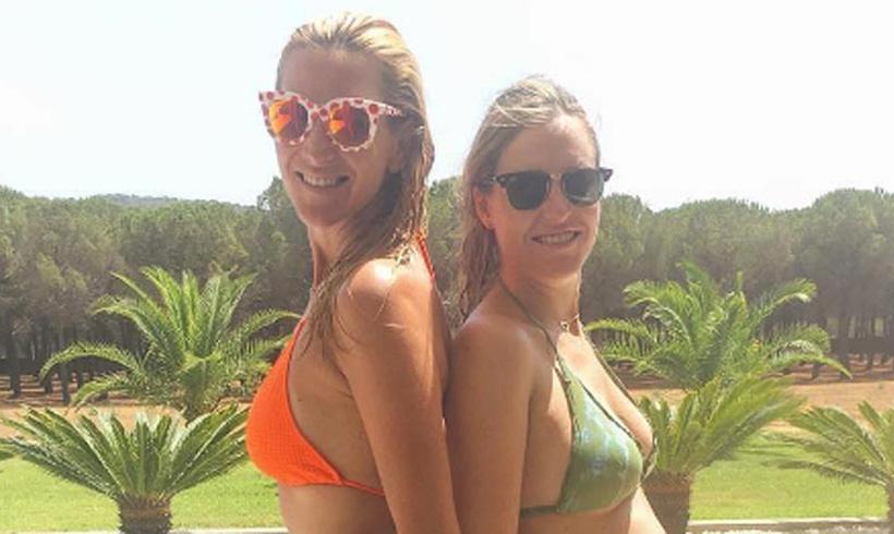 Las vacaciones más especiales de Andrea Prat junto a su hermana