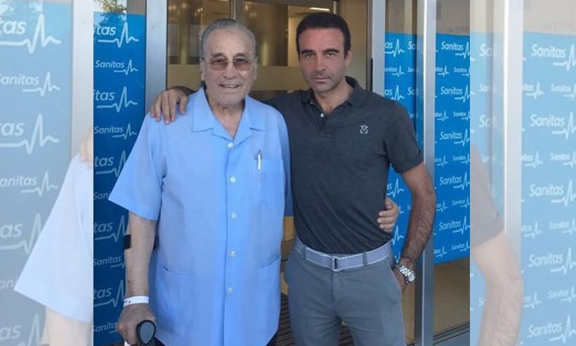 Enrique Ponce comparte una buena noticia: su suegro, Victoriano Valencia, recibe el alta hospitalaria