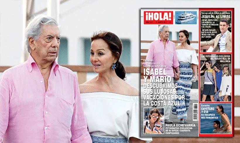 Exclusiva en ¡HOLA!: Isabel Preysler y Mario Vargas Llosa, descubrimos sus vacaciones por la Costa Azul