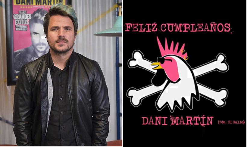Dani Martín celebra su cumpleaños más extraño 'secuestrado' por un gallo