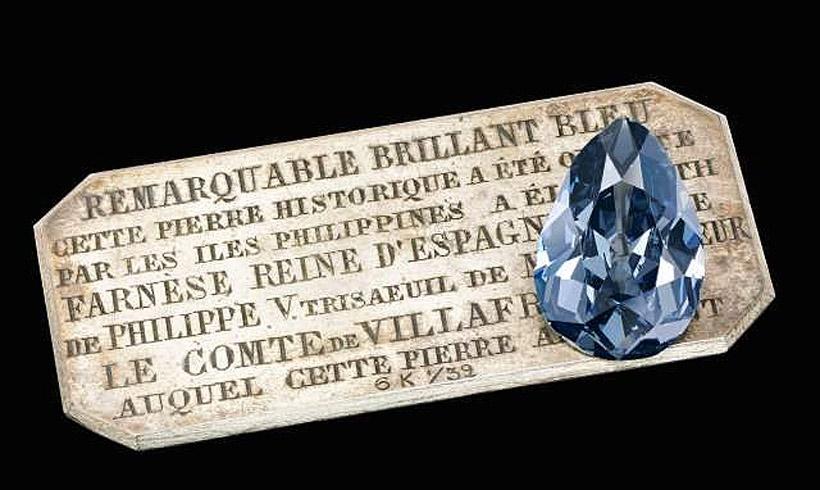 Diamante azul Isabel de farnesio