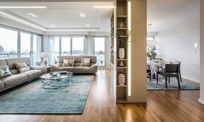 Un piso con estilo y un encantador aire italiano, cómodo para vivir y disfrutar en familia