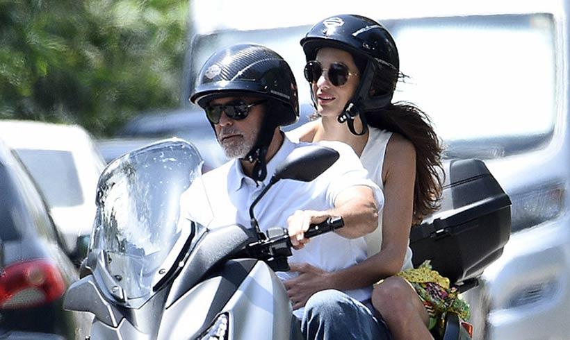 EXCLUSIVA: ¿Son ellos? George y Amal Clooney, de incógnito por Cerdeña