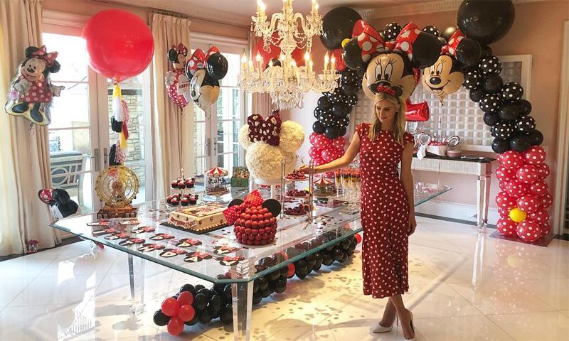 Nicky Hilton sorprende a su hija con una fiesta de cumpleaños inspirada en Minnie Mouse