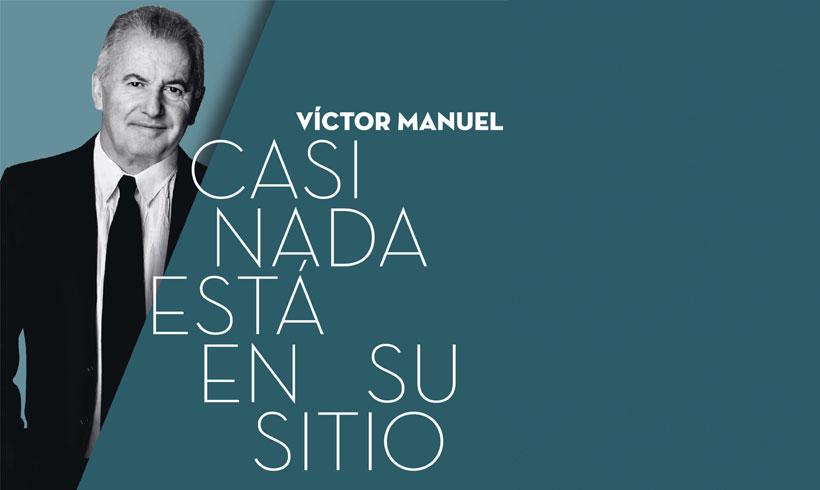 'Casi nada está en su sitio', el nuevo álbum de Victor Manuel, ya a la venta
