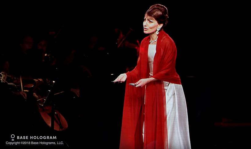 Maria Callas vuelve a los escenarios en forma de holograma