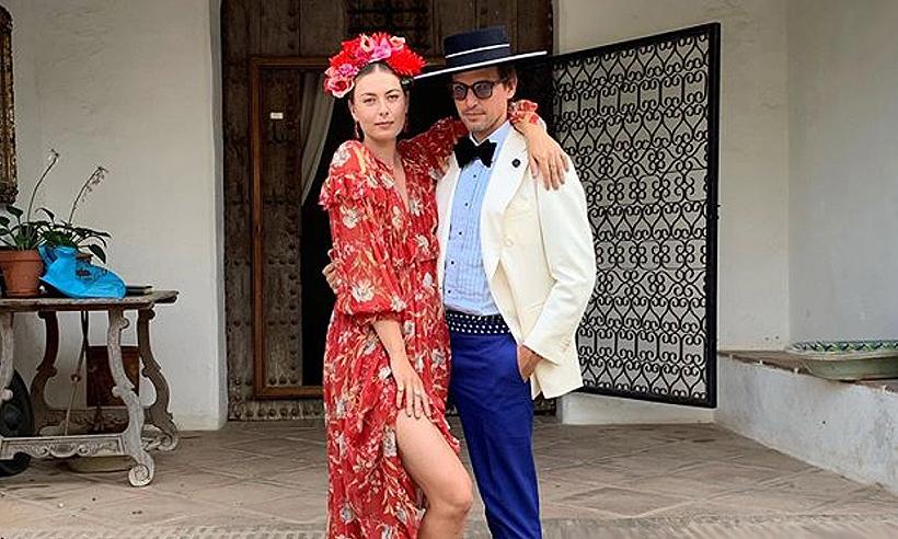 Maria Sharapova saca su lado más flamenco en la fiesta de cumpleaños de Alex Gilkes, su millonario novio
