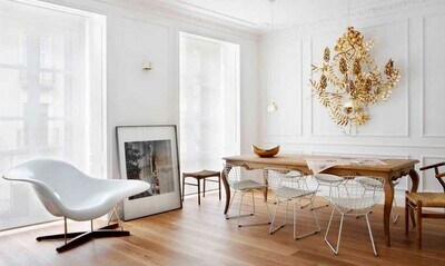 Una decoración de interiores moderna que mezcla con maestría el estilo nórdico y el 'vintage'