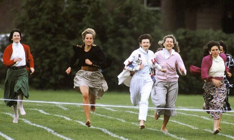 El día en que la princesa Diana se convirtió en la mejor atleta para ayudar al príncipe Harry
