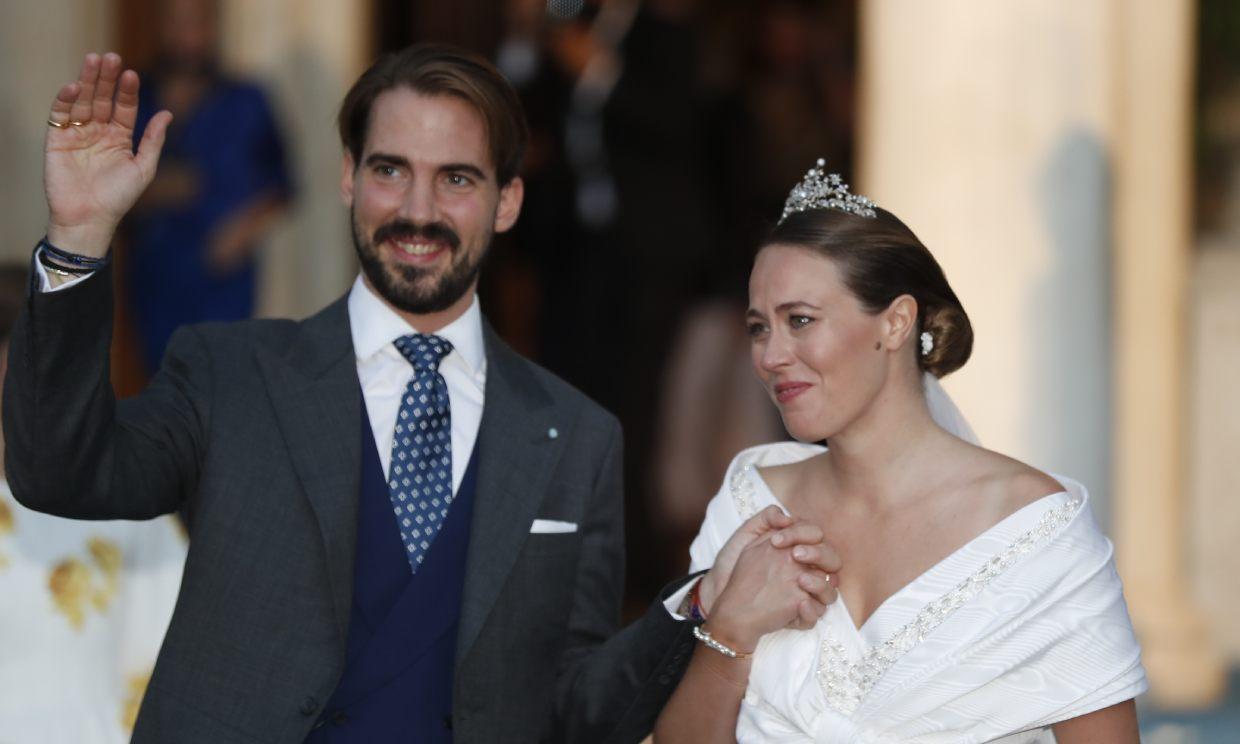 Philippos de Grecia y Nina Flohr celebran la primera boda real en Atenas en 57 años