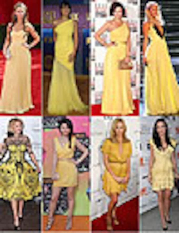 'Celebrity looks' para invitadas: ¿Es el amarillo el color de la temporada?