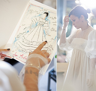 El vestido secreto de Chanel para Lily Allen