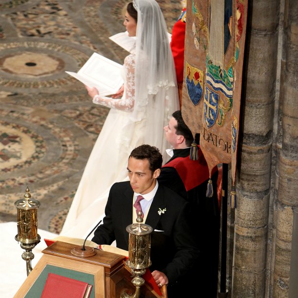 James Middleton, o cómo superar el 'miedo escénico' en una boda