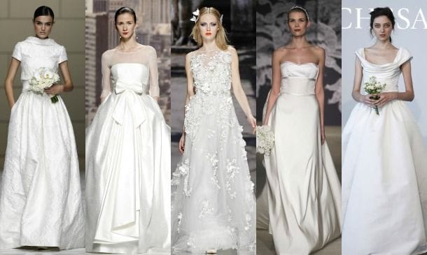los tejidos más prácticos para tu vestido de novia