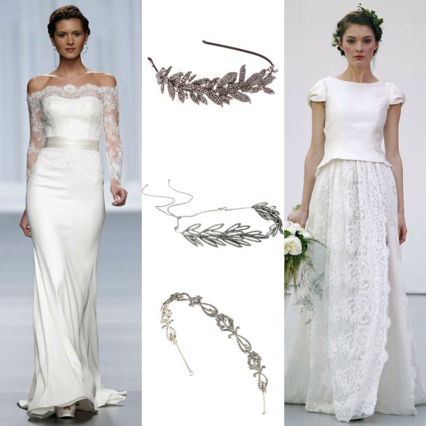 ¿Es posible llevar diadema con (casi) cualquier vestido de novia?