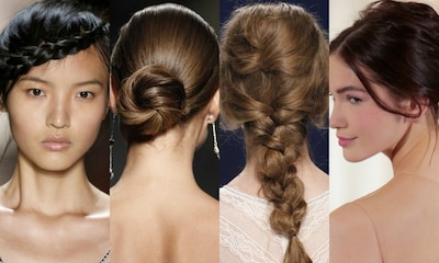 Cómo llevar joyas en el pelo con cuatro peinados de novia diferentes