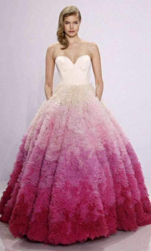 Tendencias 2017 Vestidos De Novia Con Colores Y Flores Foto 1