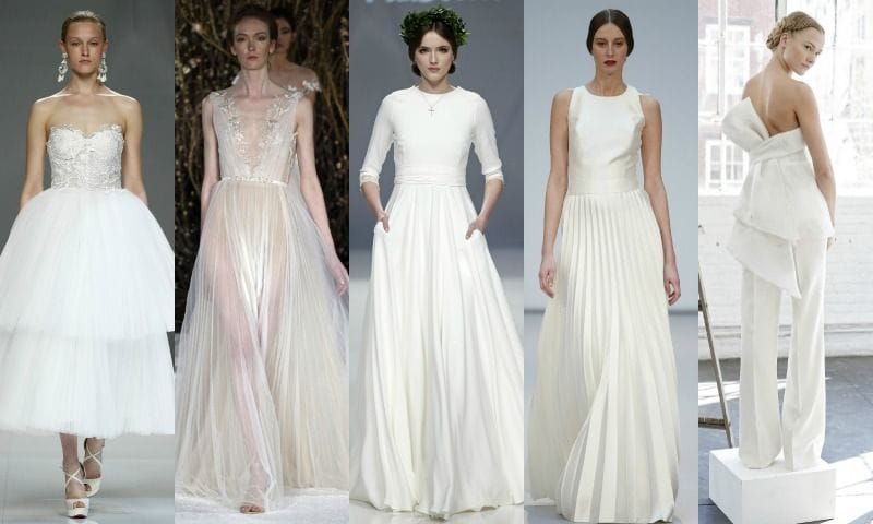Tendencias 2017: Plisados vs. drapeados, o la nueva novia helénica