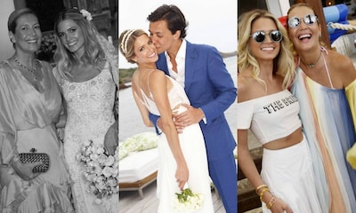 Un Valentino 'vintage', un vestido de diseño y un 'crop-top': los tres vestidos de novia de Helena Bordon