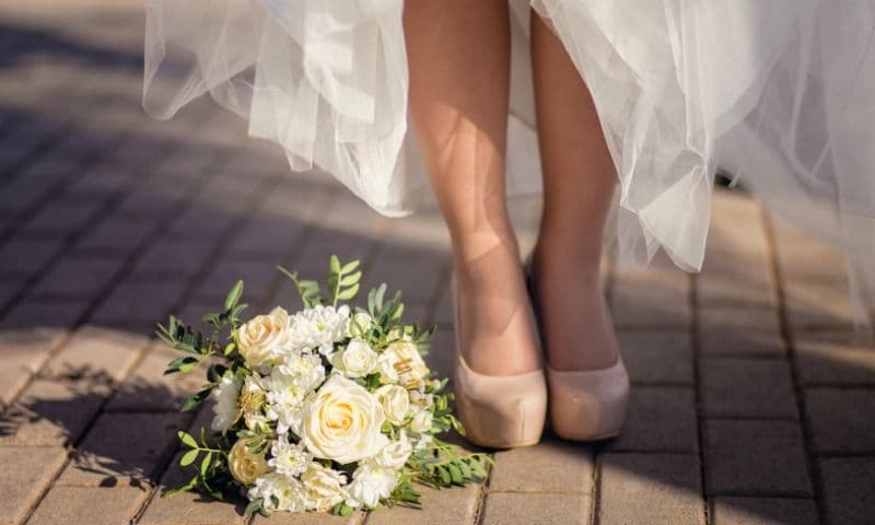 Novias con las piernas (perfectas) al aire