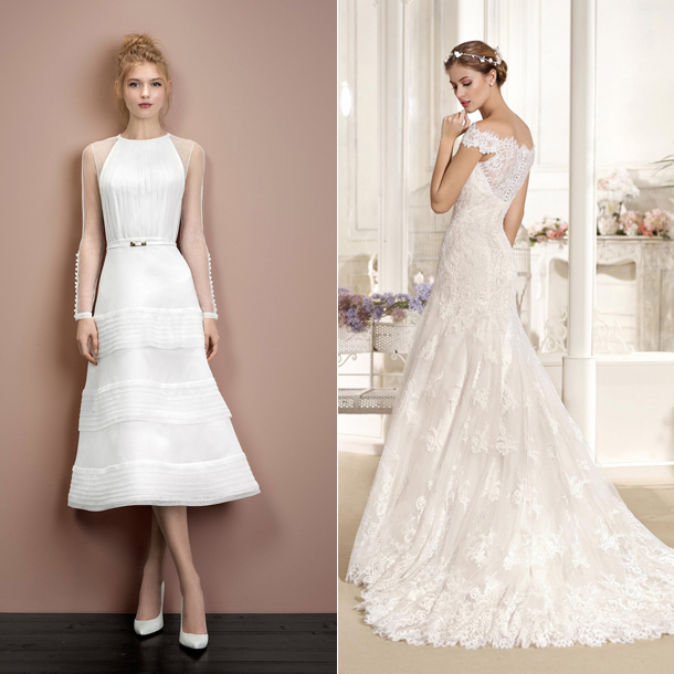 Corto vs. largo: Cómo elegir el vestido de novia perfecto para tu gran día