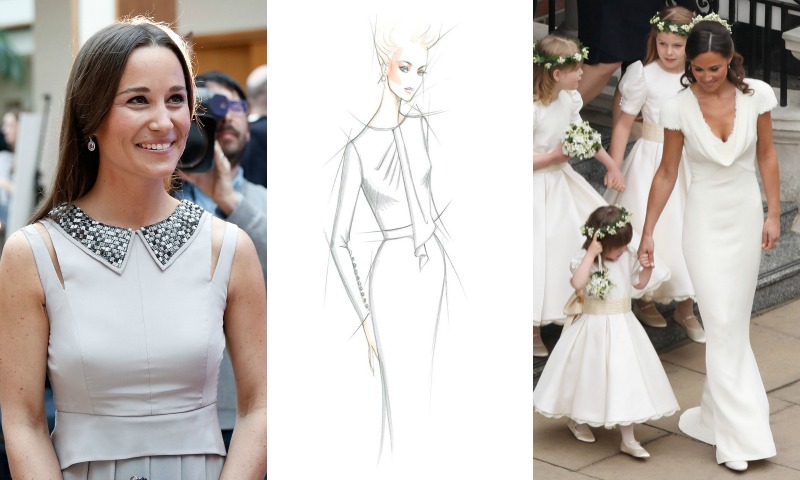 Rosa Clará, Monique Lhuillier, Stéphane Rolland... Así imaginan el vestido de novia de Pippa Middleton