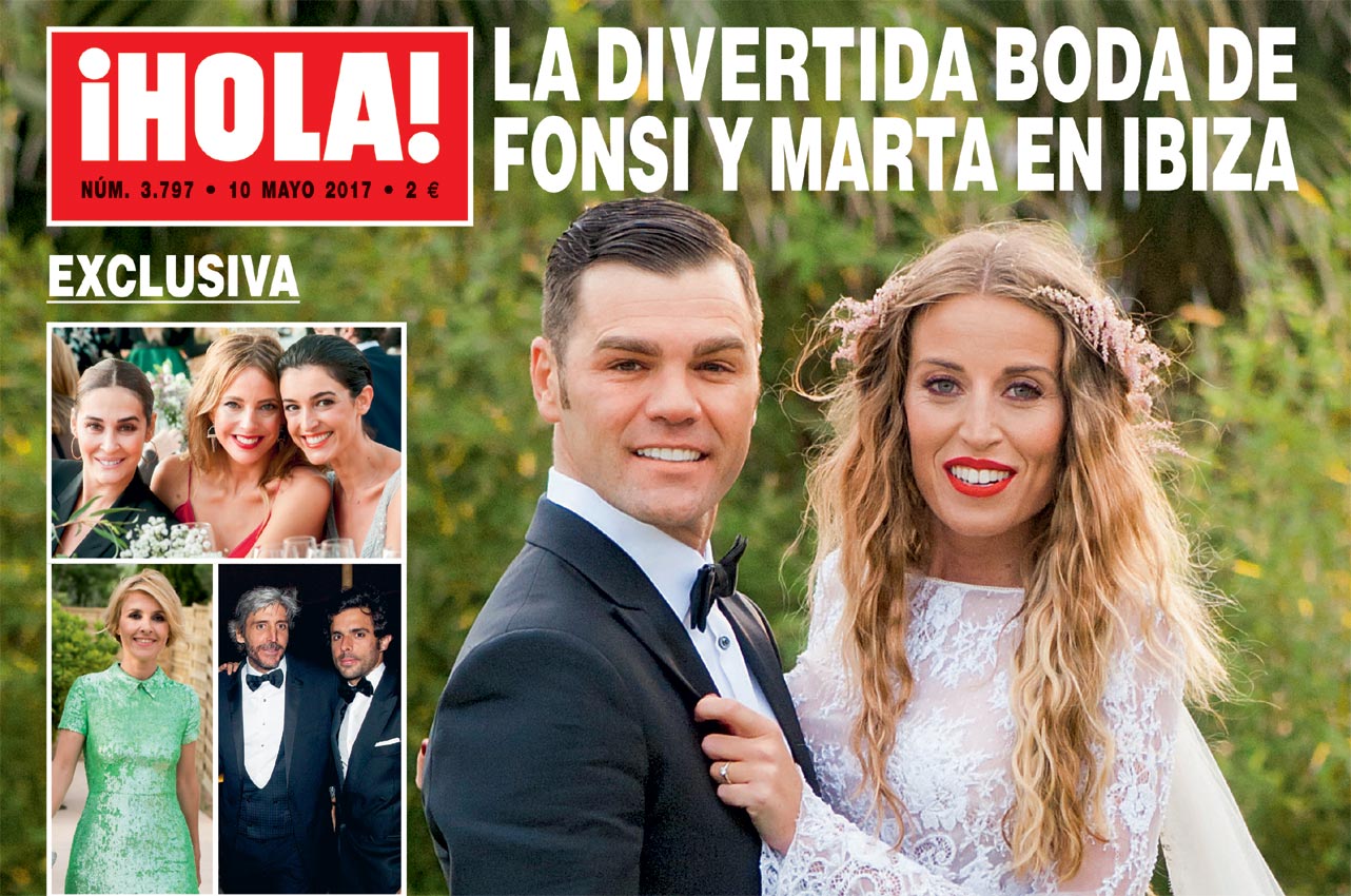 Exclusiva en ¡HOLA!: La divertida boda de Fonsi Nieto y Marta Castro en Ibiza