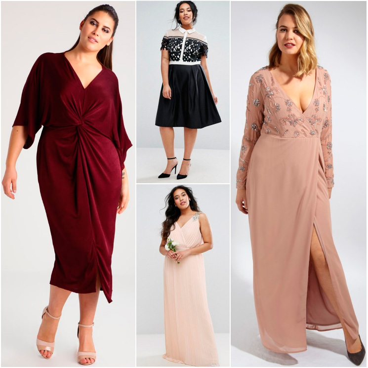 Sobre curvas e invitadas perfectas: 20 Vestidos de fiesta 'plus size'